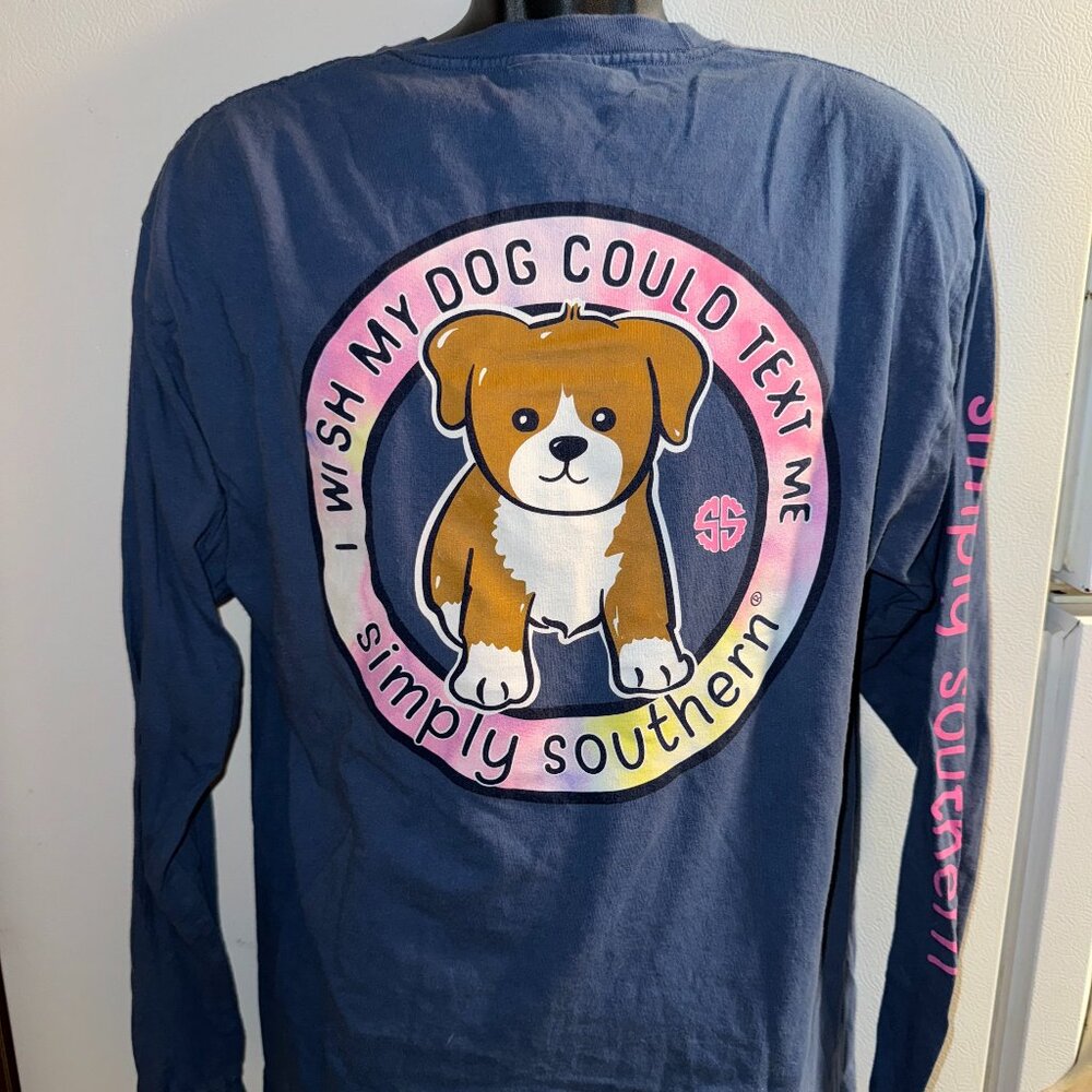 Simply Soutern Women's Long Sleeve - I Wish My Dog Could Text
